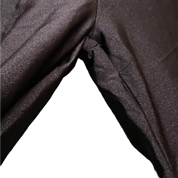 Shimmery black Dex leggings with zippers on legs, size Small - Picture 4 of 9